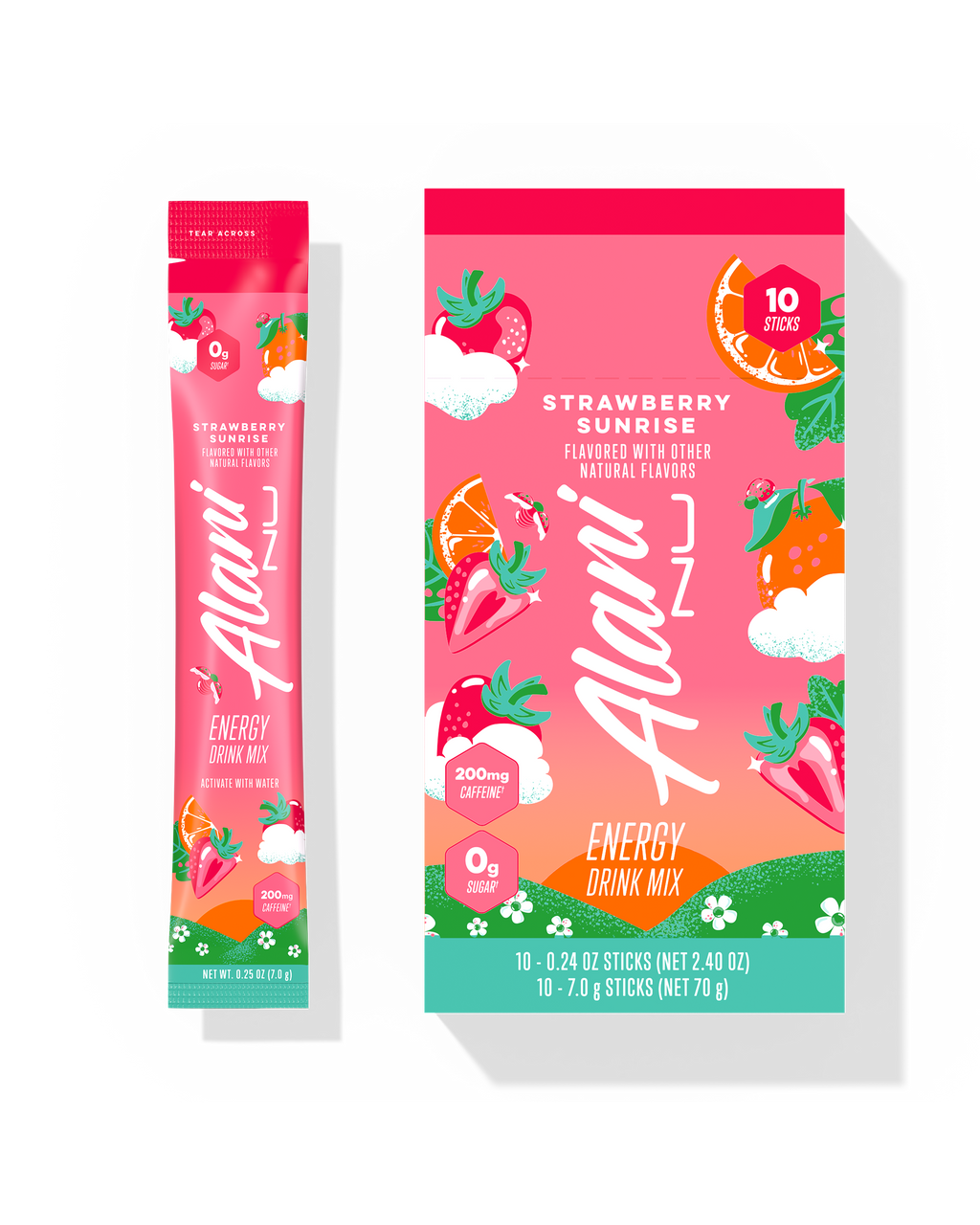 energy sticks - strawberry sunrise