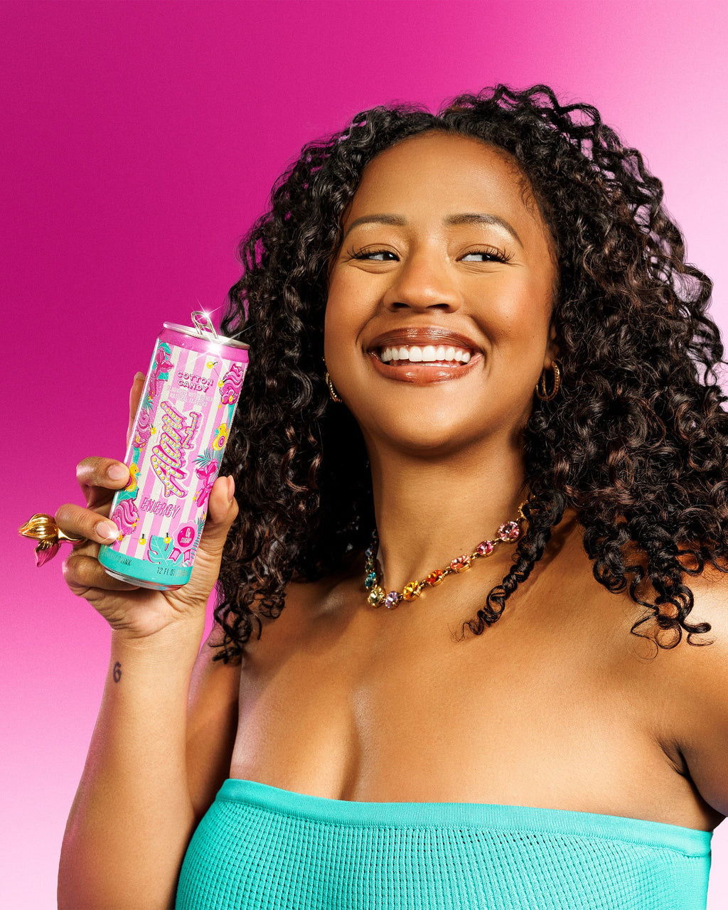 energy drink - cotton candy