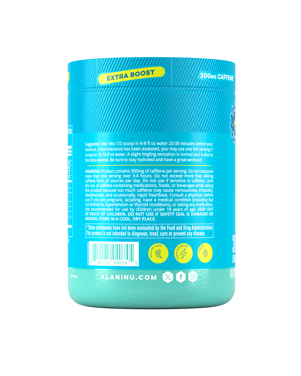 pre-workout+ - blue slush