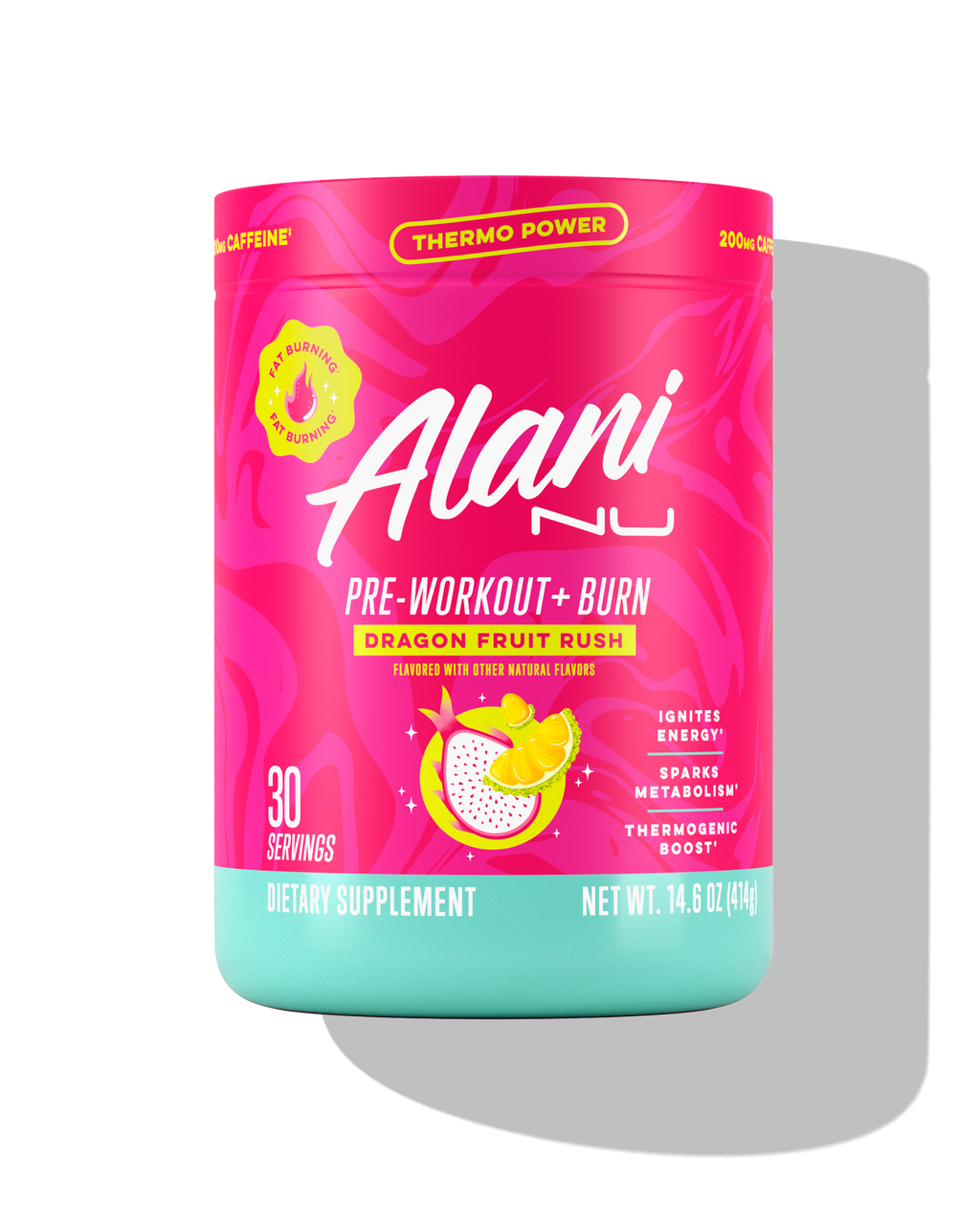 pre-workout+ burn - dragon fruit rush