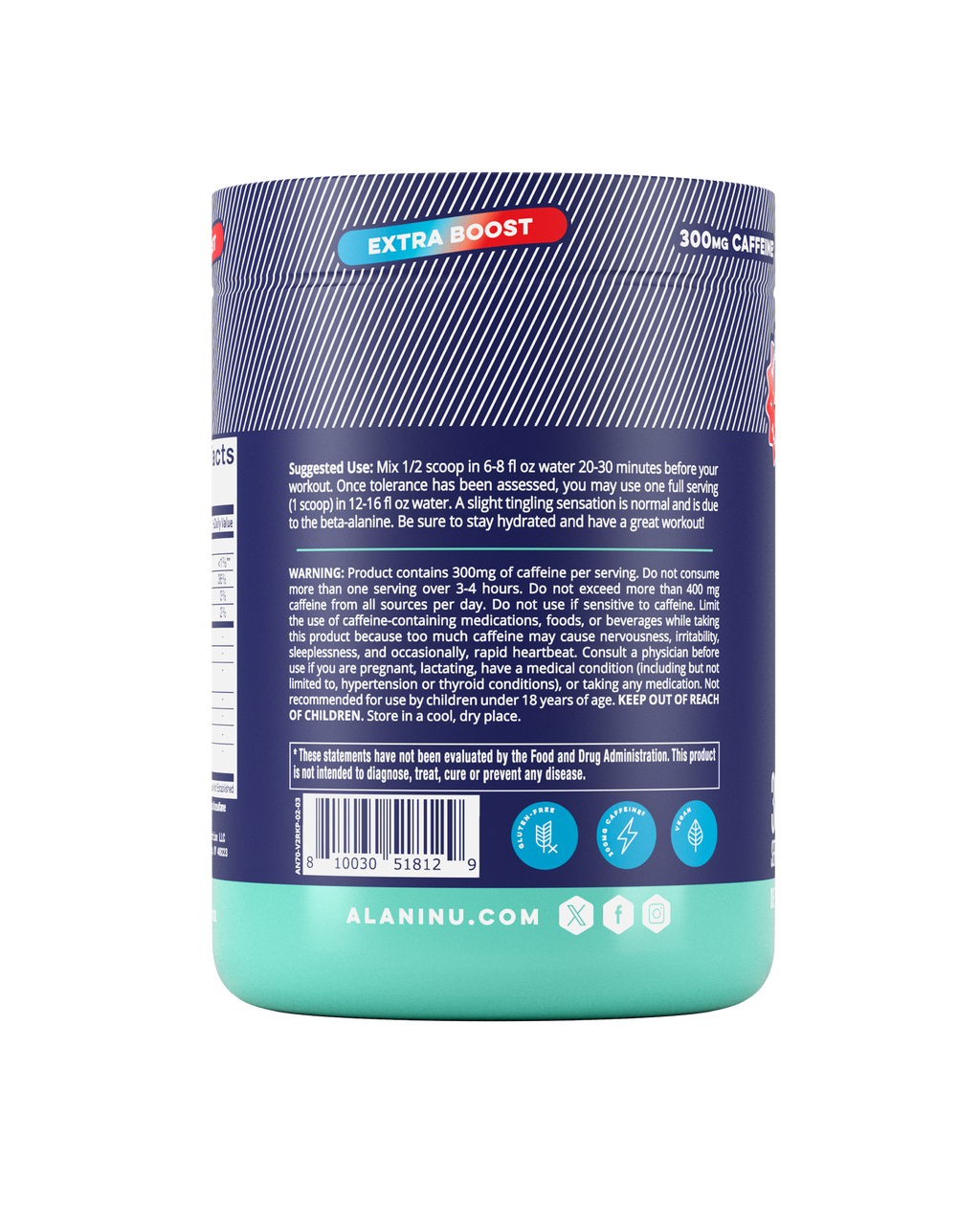 pre-workout+ - rocket pop