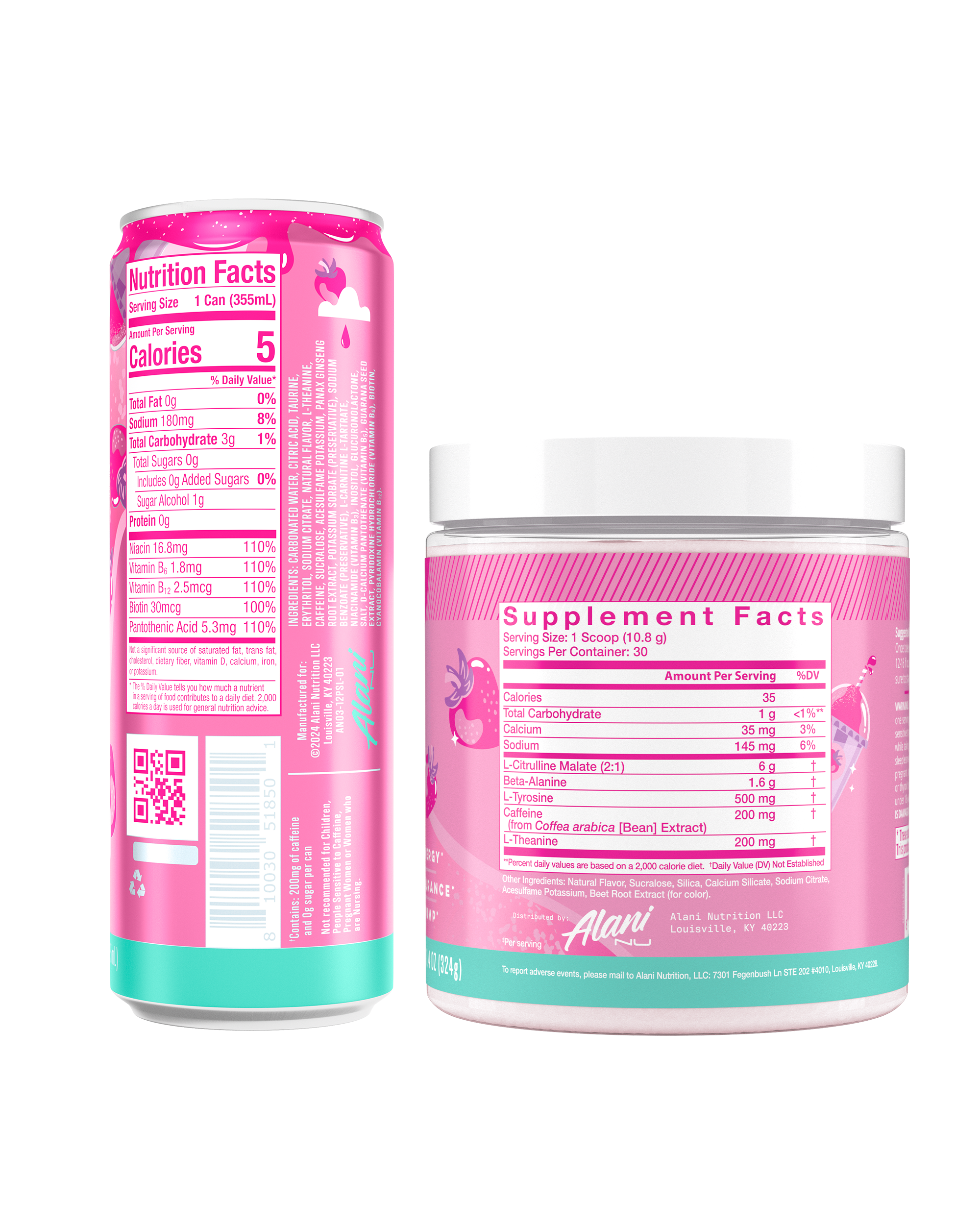energy drink & pre-workout - pink slush
