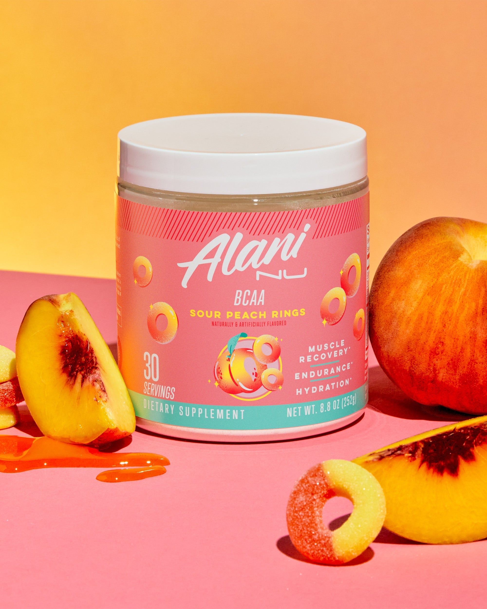 bcaa - sour peach rings