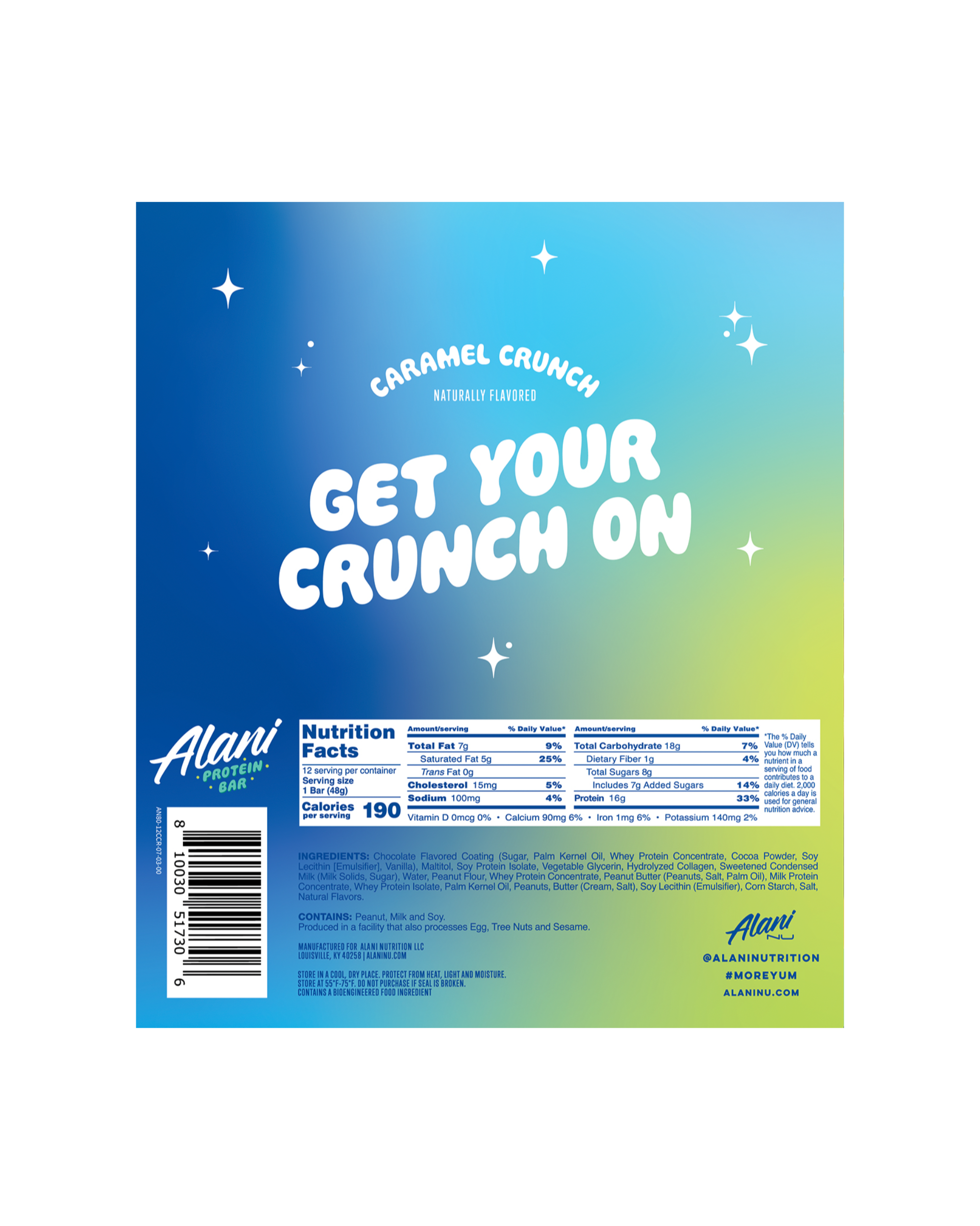 protein bar - caramel crunch