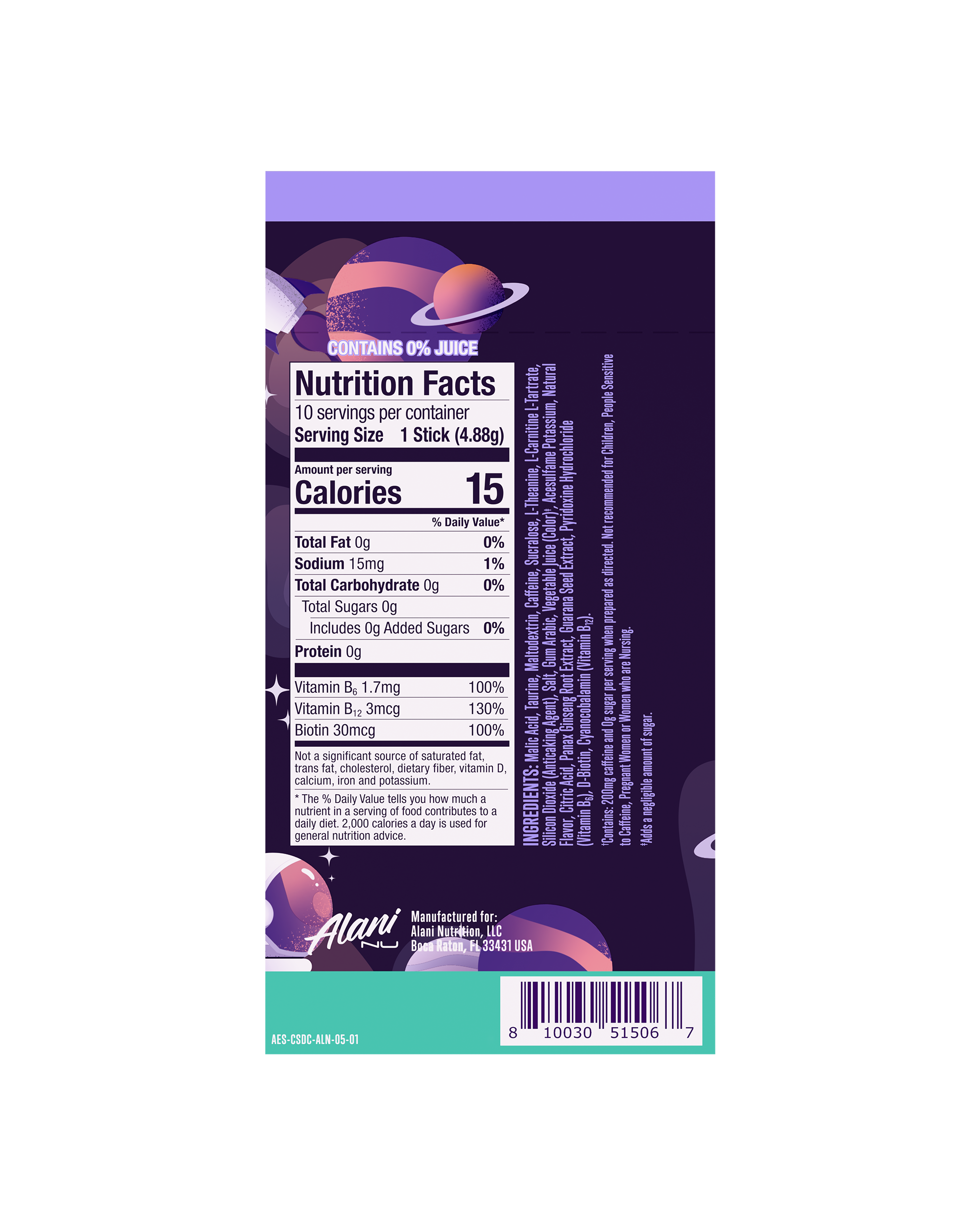 energy sticks - cosmic stardust
