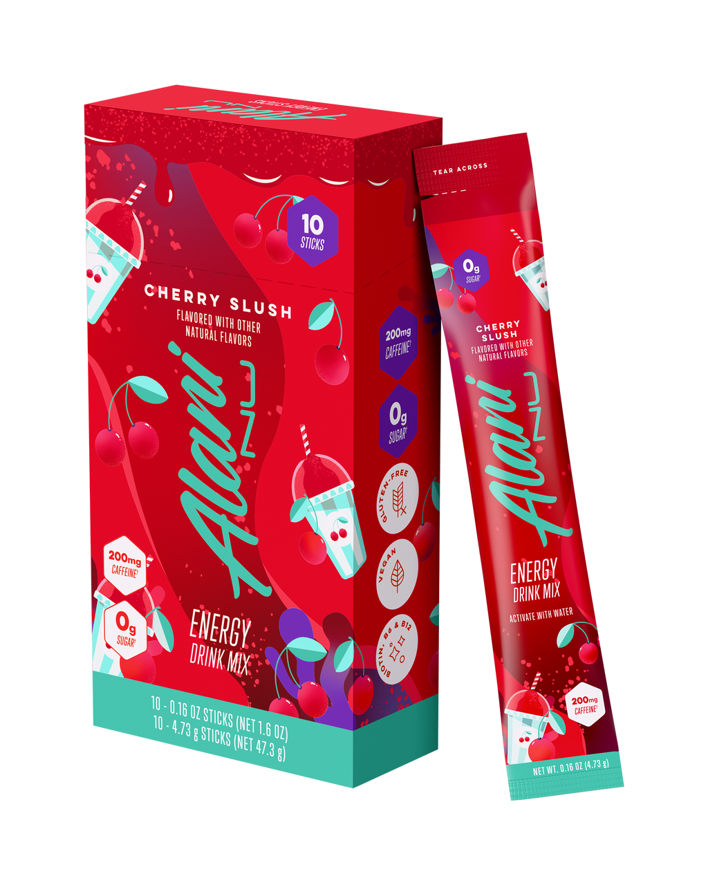energy sticks - cherry slush