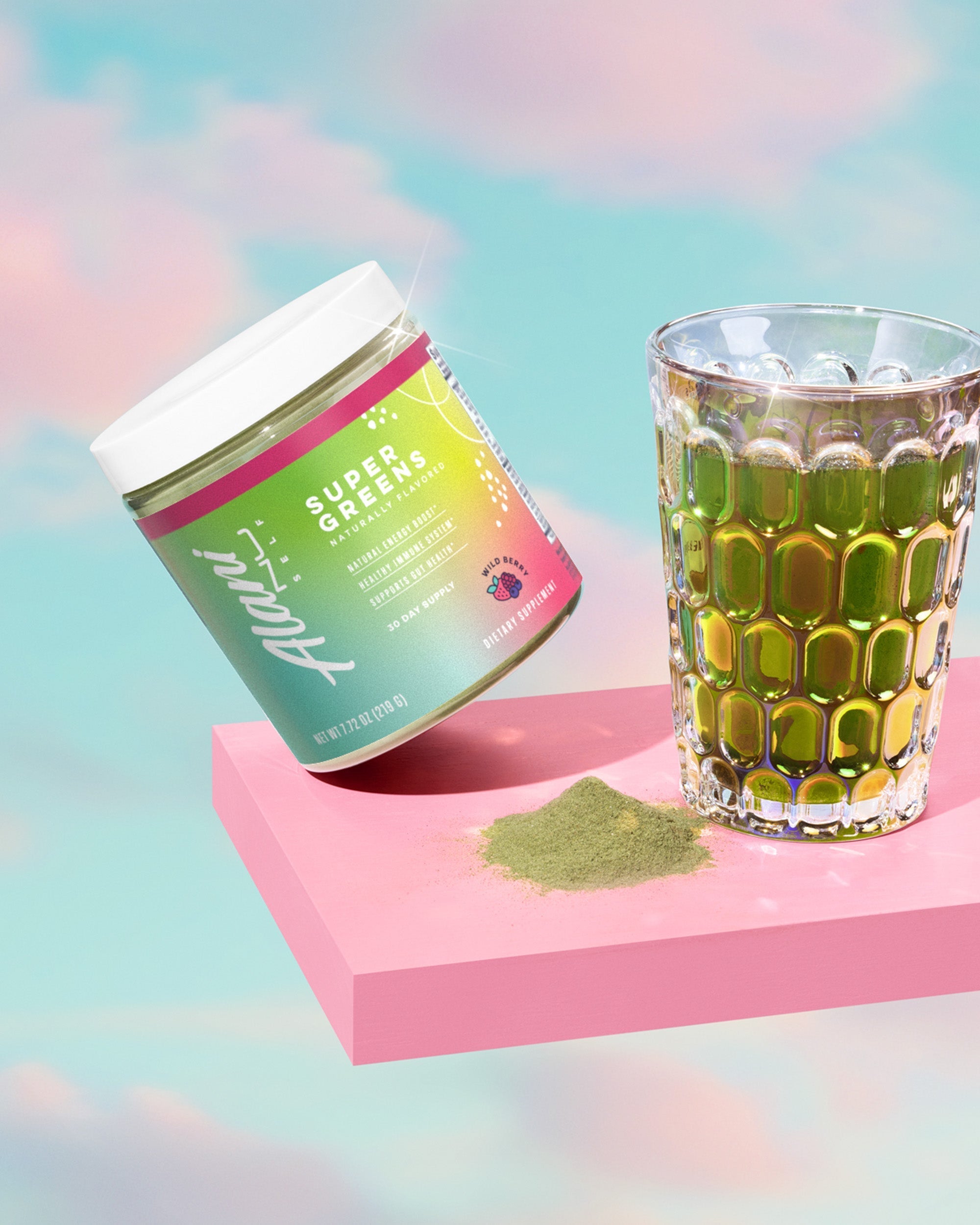 super greens - wild berry