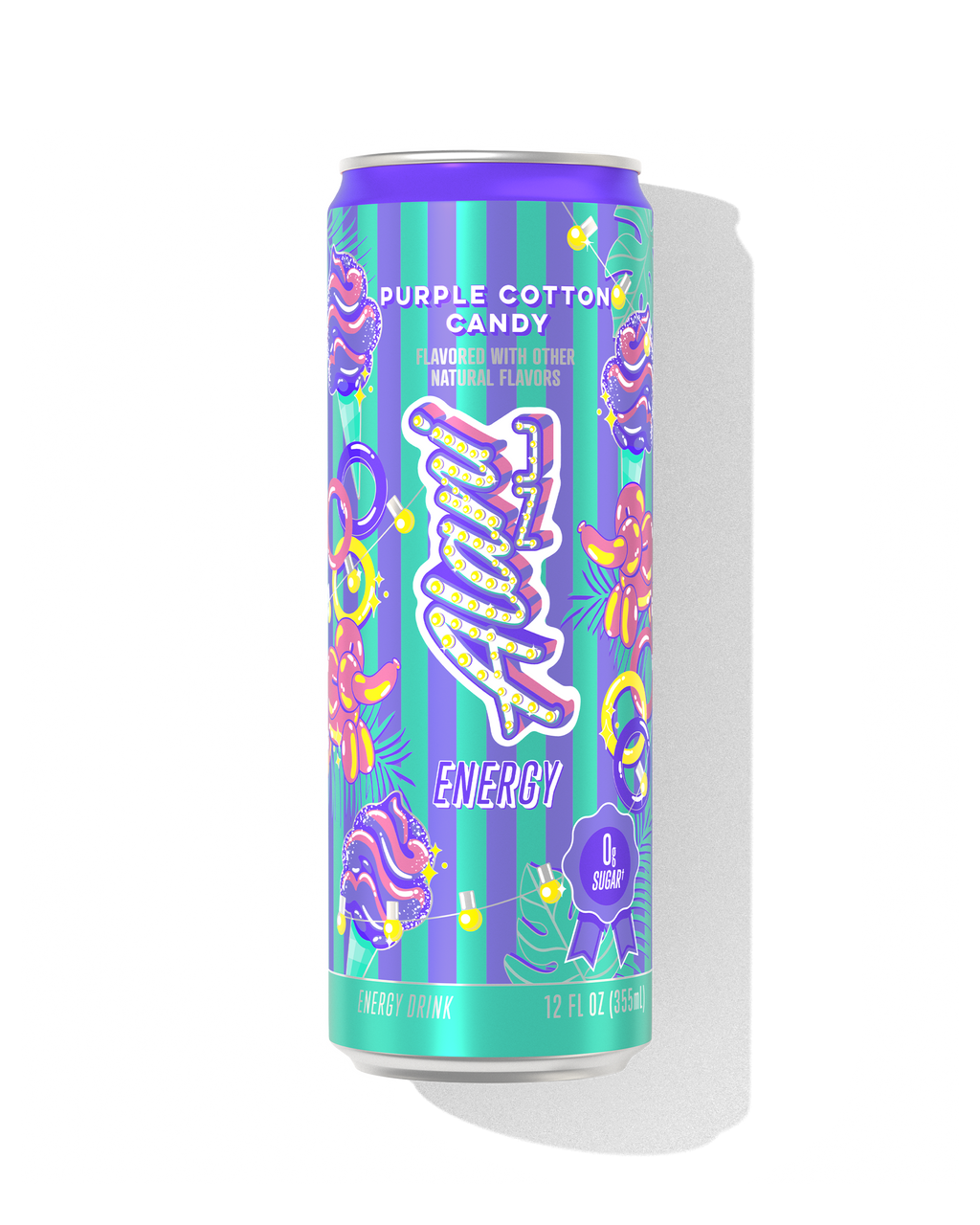 energy drink - purple cotton candy