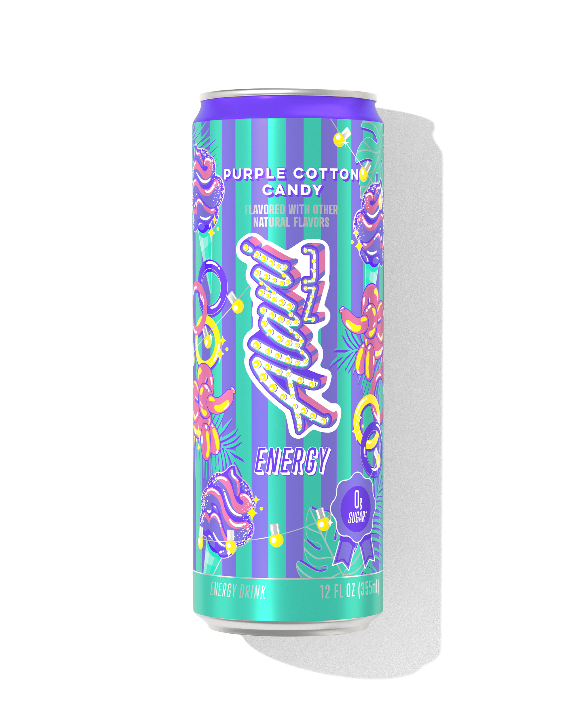 energy drink - purple cotton candy